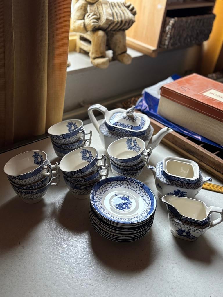 Vintage Adams Theeservies - Juliet Patroon, Ophalen of Verzenden