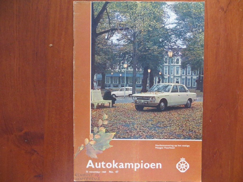 Autokampioen 47 1969 test Renault 10 1300, reportage: Dion, Ophalen of Verzenden, Zo goed als nieuw, Renault