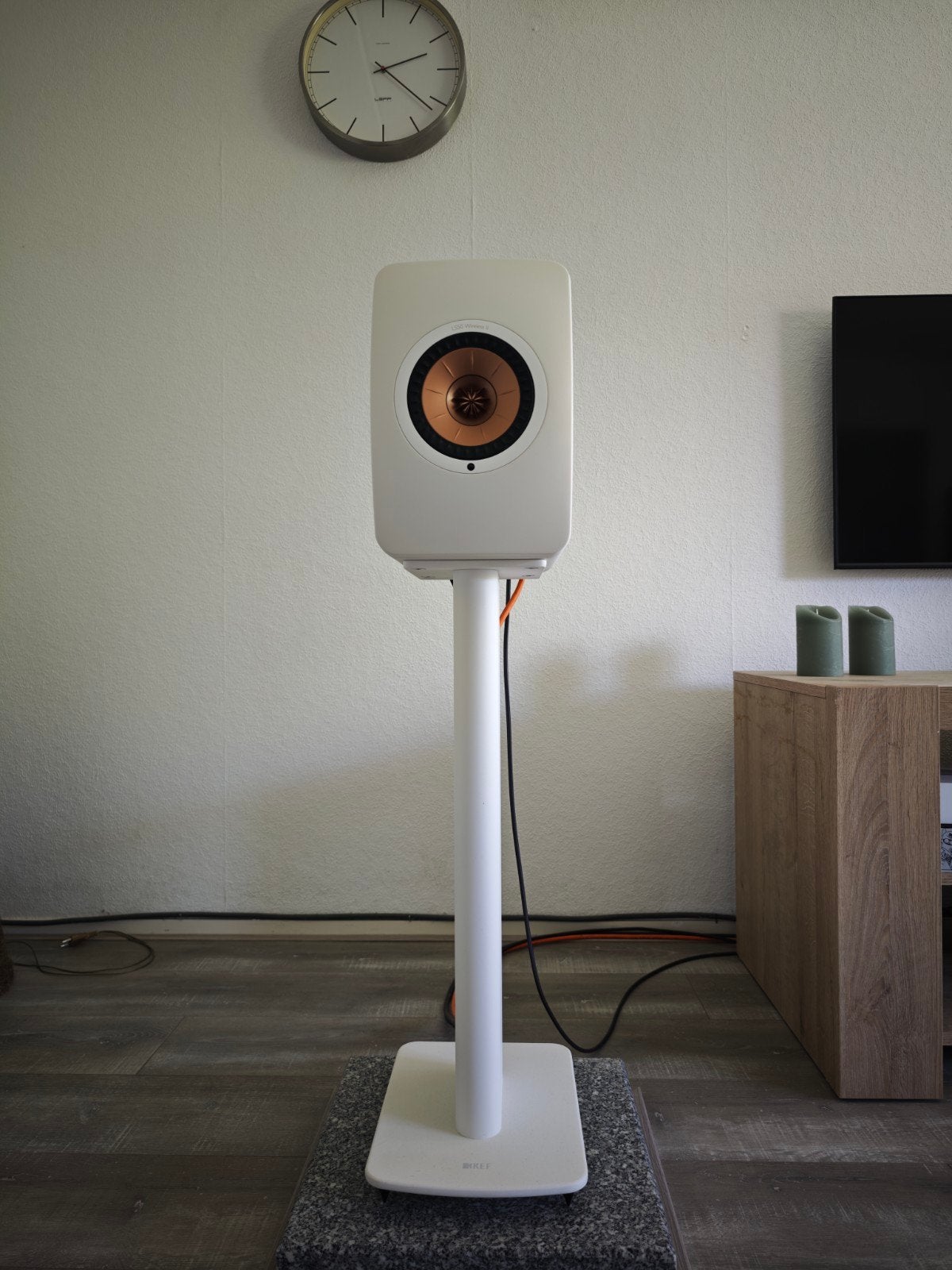 KEF LS50 Wireless II  Luidsprekers inc orginele stands, 150 watt of meer, Ophalen of Verzenden, Zo goed als nieuw, Bluetooth