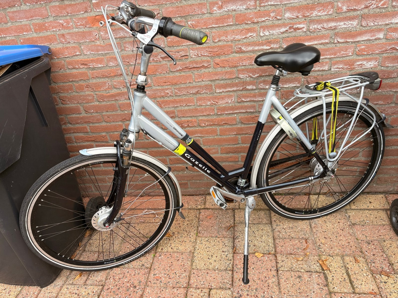 Gazelle orange Damesfiets, Ophalen, Velgrem, Versnellingen, Gazelle