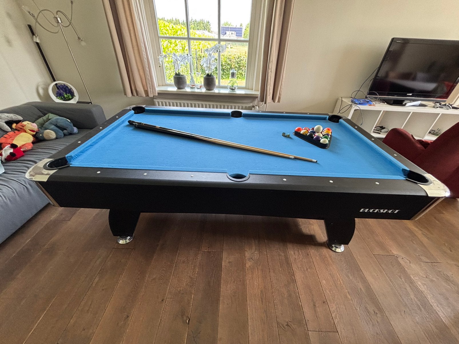Mooie pooltafel, Ophalen, Zo goed als nieuw, Pooltafel
