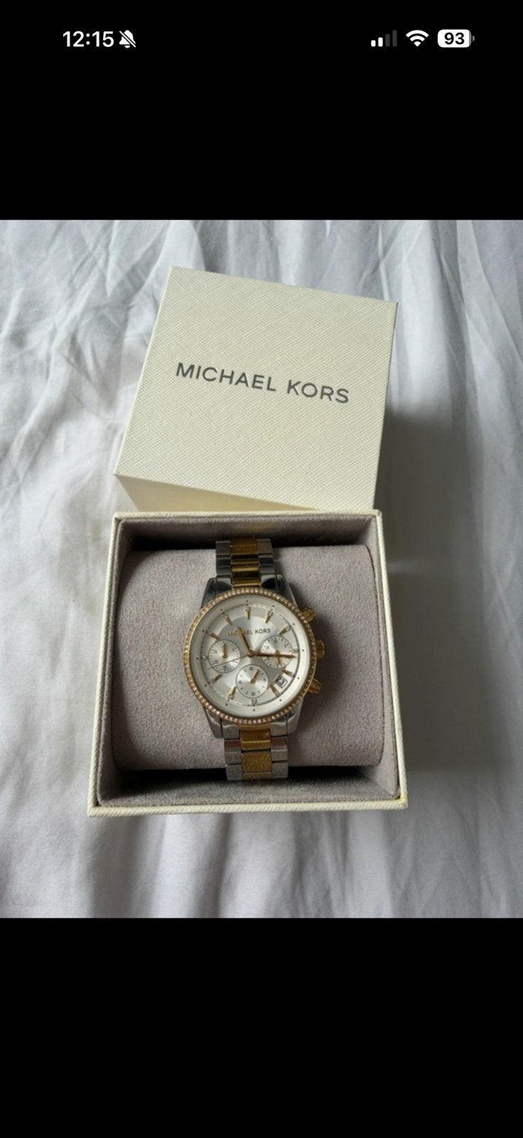 Horloge Michael Kors dames, Sieraden, Tassen en Uiterlijk, Horloges | Dames, Overige merken, Staal, Ophalen of Verzenden, Zo goed als nieuw
