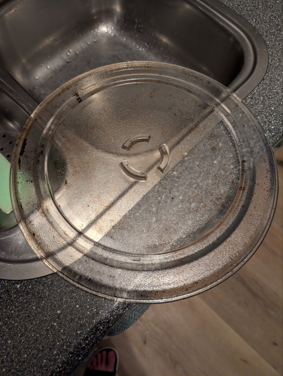 Glazen draaiplateau voor oven van Whirlpool, Minder dan 45 cm, Gebruikt, Ophalen of Verzenden, Combi-oven