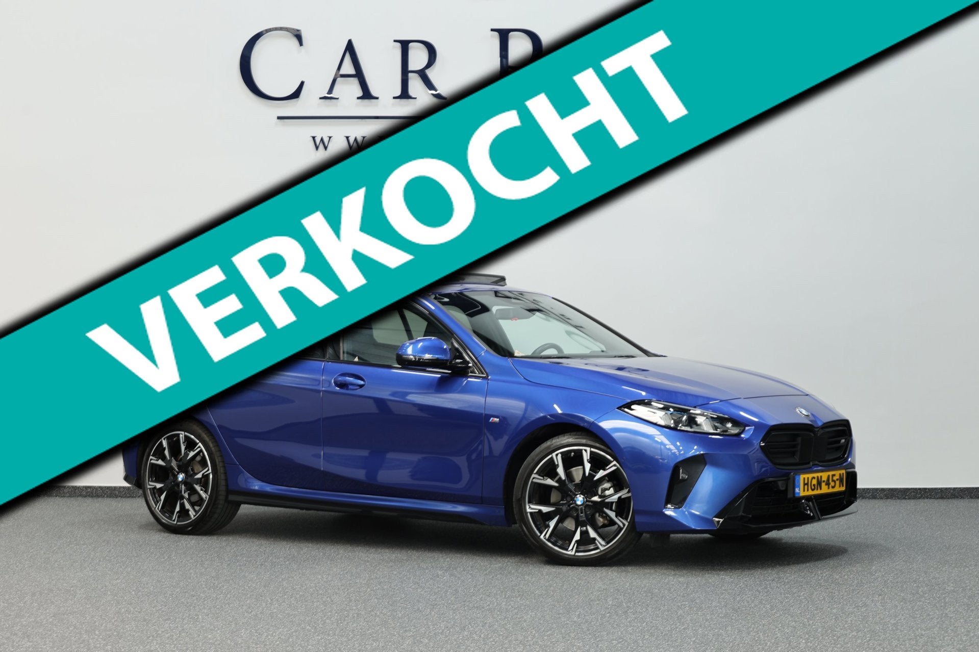 BMW 1-serie 120i M-SPORT 170+PK LASER/VIRTUAL/SFEER/PANO/HUD, Auto's, Gebruikt, Euro 6, Blauw, Origineel Nederlands