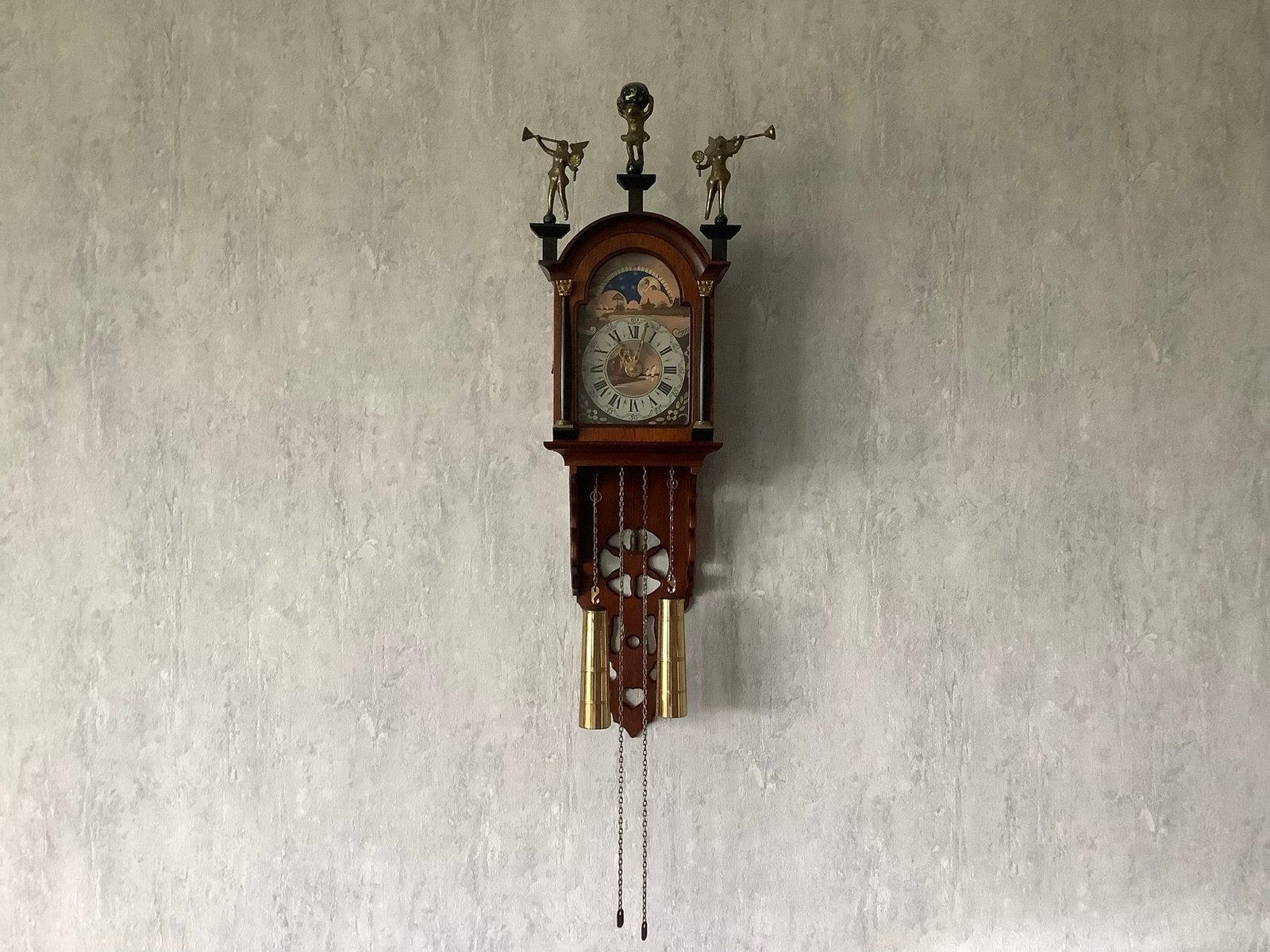 Mooie antieke klok type ‘Schippertje’, Antiek en Kunst, Ophalen