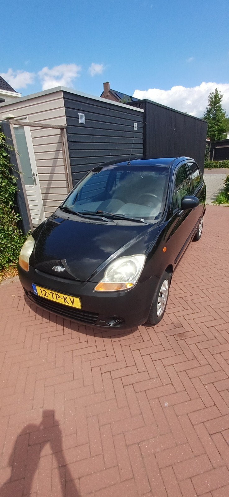 Chevrolet Matiz 0.8 2006 Zwart, Auto's, Chevrolet, Voorwielaandrijving, Zwart, Origineel Nederlands, 19 km/l
