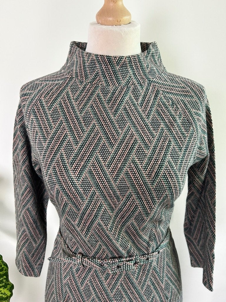 King Louie maat L prachtige winter jurk 3536, Kleding | Dames, Meerkleurig, Maat 42/44 (L), Ophalen of Verzenden, Zo goed als nieuw
