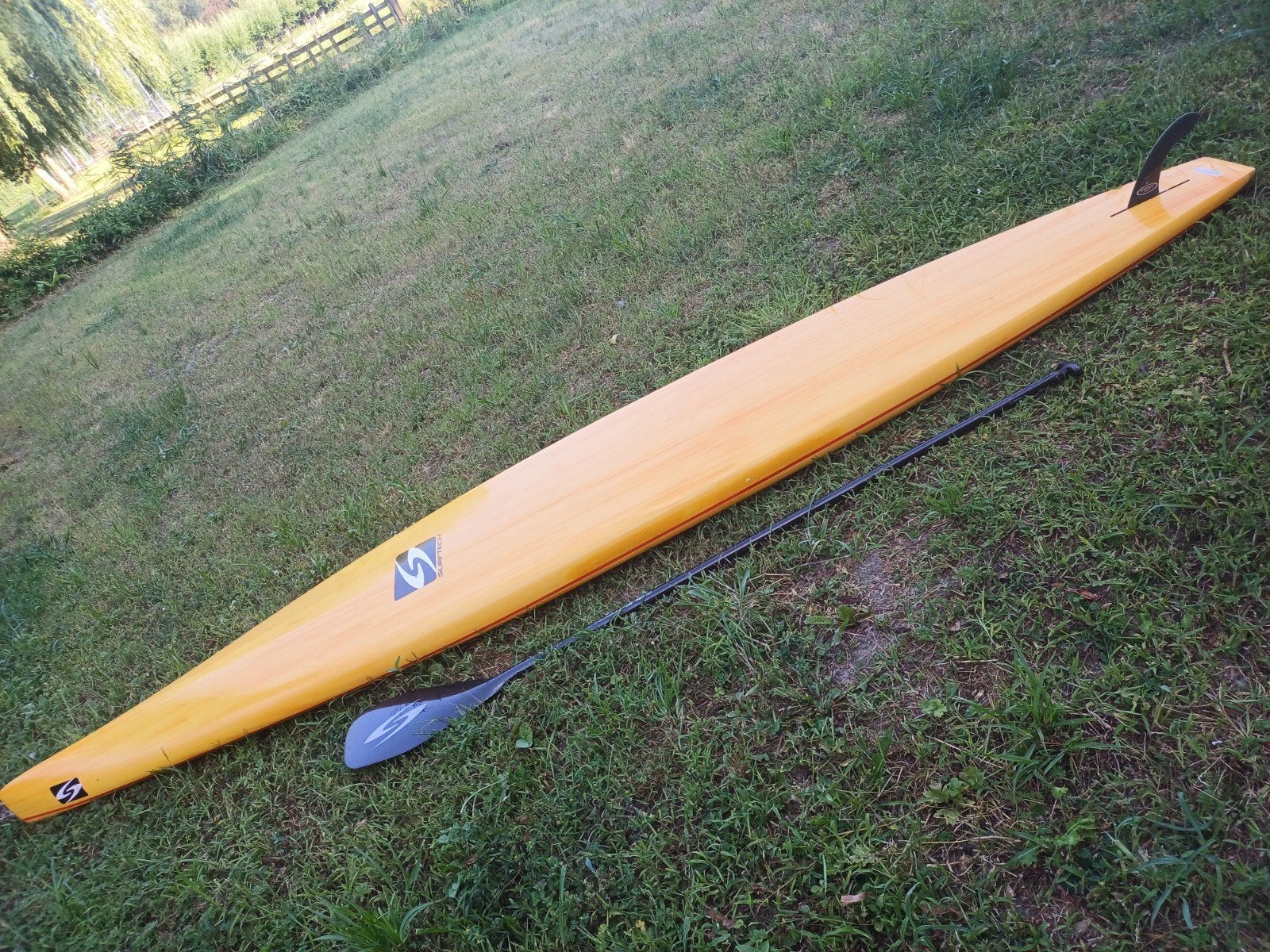 Surftech Race SUP Joe Bark 4.20m x 70cm, Ophalen, SUP-boards