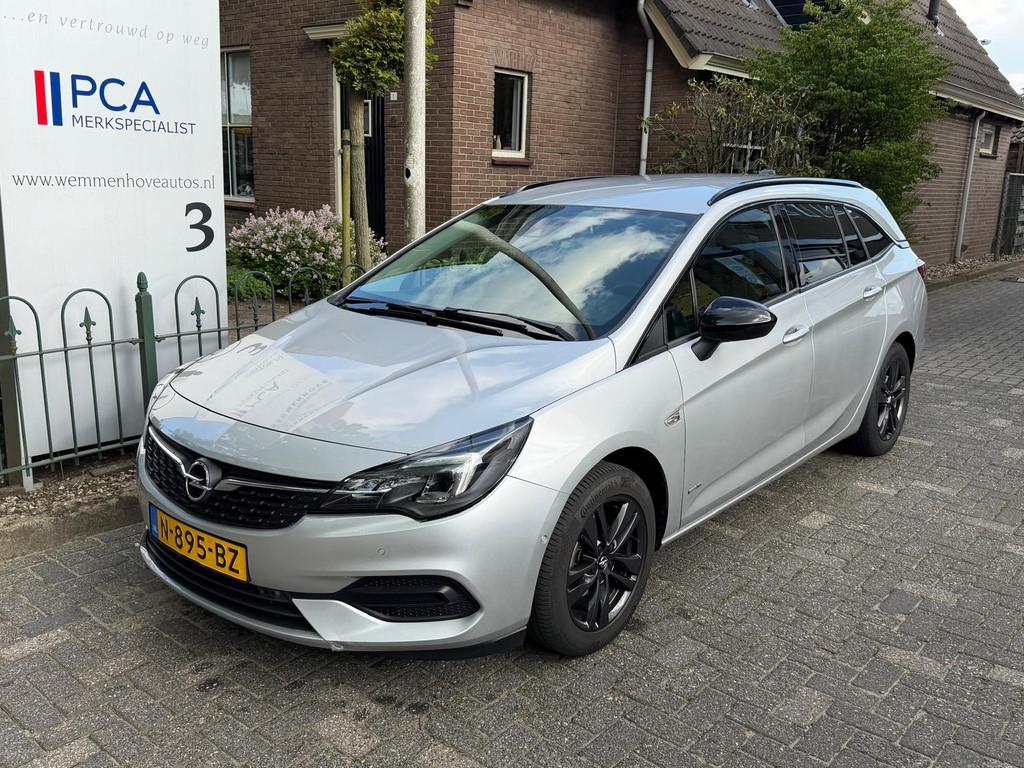 Opel Astra Sports Tourer 1.2 Design & Tech (bj 2021), 12 maanden, 1199 cc, Leder en Stof, Origineel Nederlands