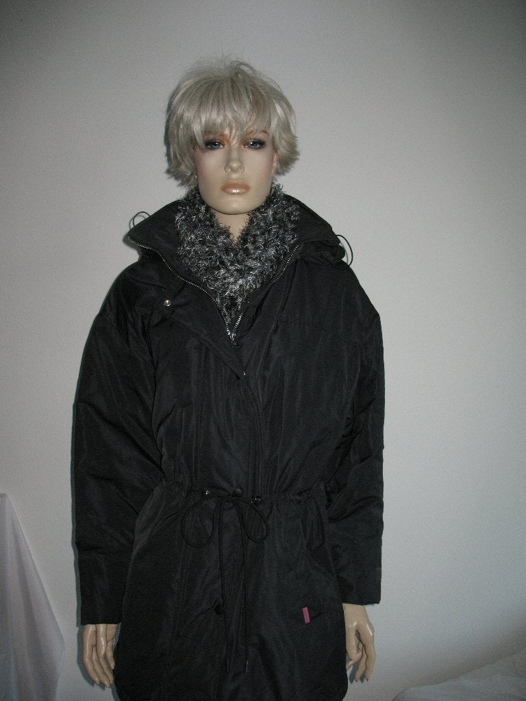 Fabienne Chapot Winterjas met Capuchon Zwart Maat 36 / 38, Zwart, Ophalen of Verzenden, Zo goed als nieuw, Maat 36 (S)