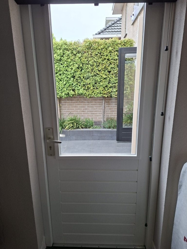 Buitendeur, Ophalen, 80 tot 100 cm, 200 tot 215 cm, Glas