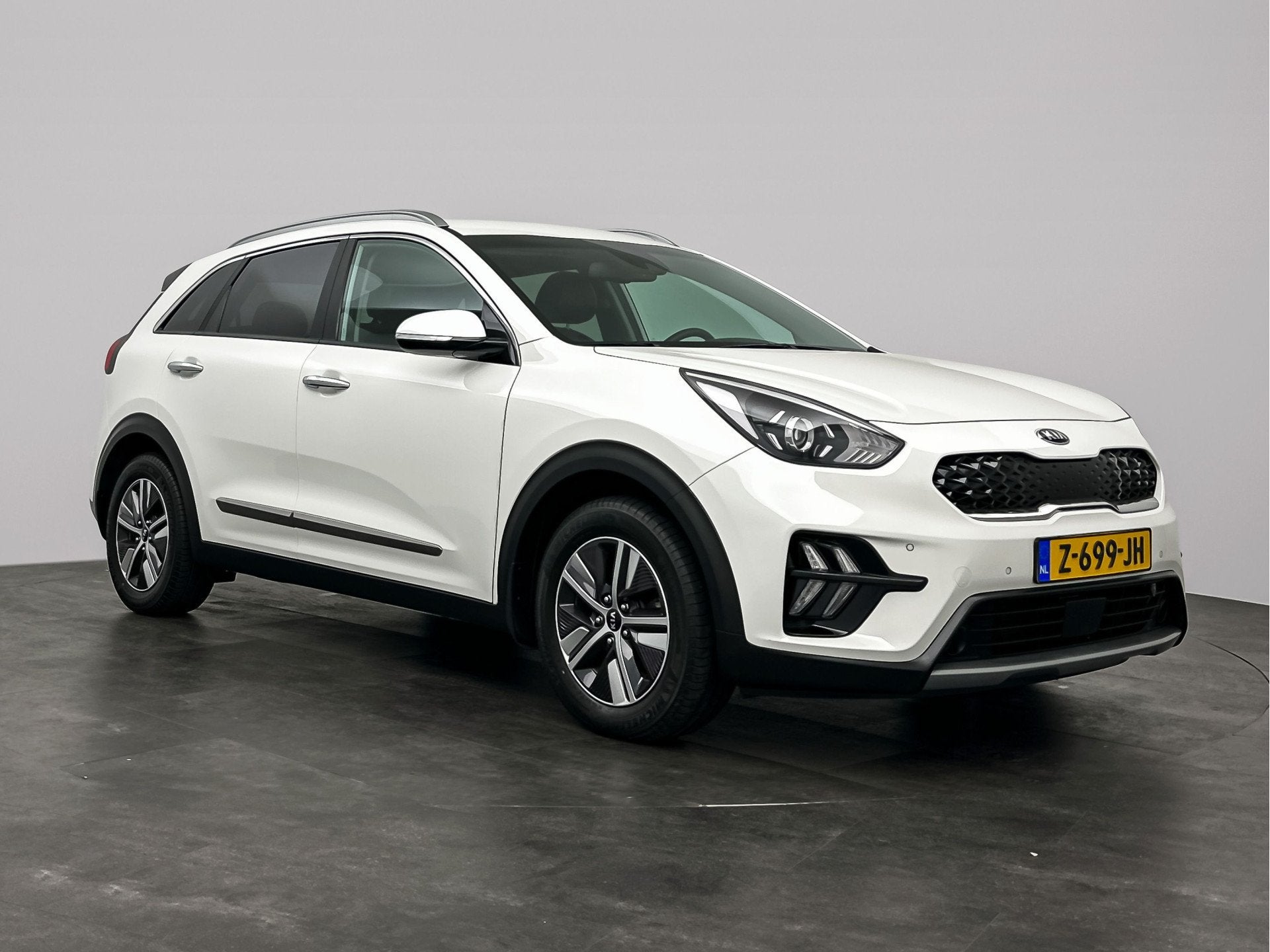 Kia Niro 1.6 GDi PHEV DynamicPlusLine Vermeulen (bj 2021), Stof, Gebruikt, Wit, Plug-in hybride