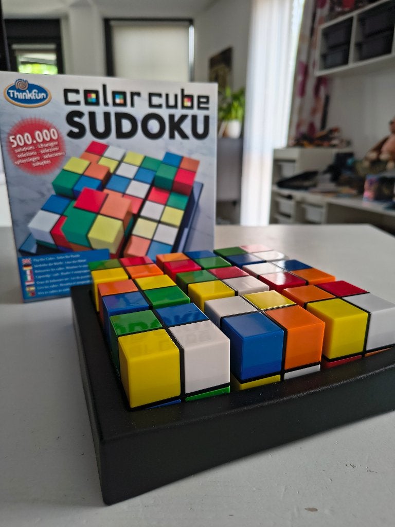 Thinkfun Color Cube Sudoku - Logisch Denkspel, Een of twee spelers, Ophalen of Verzenden, Zo goed als nieuw, ThinkFun