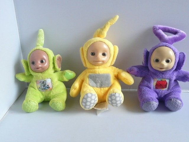 Teletubbies # 3 stuks - 17cm., Ophalen of Verzenden, Zo goed als nieuw