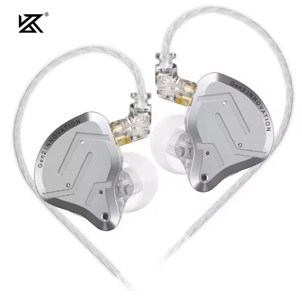 KZ ZSN Pro 2 Silver Hybrid In-Ear Headphones *NIEUW*, Overige merken, In-ear, Zilver, Nieuw