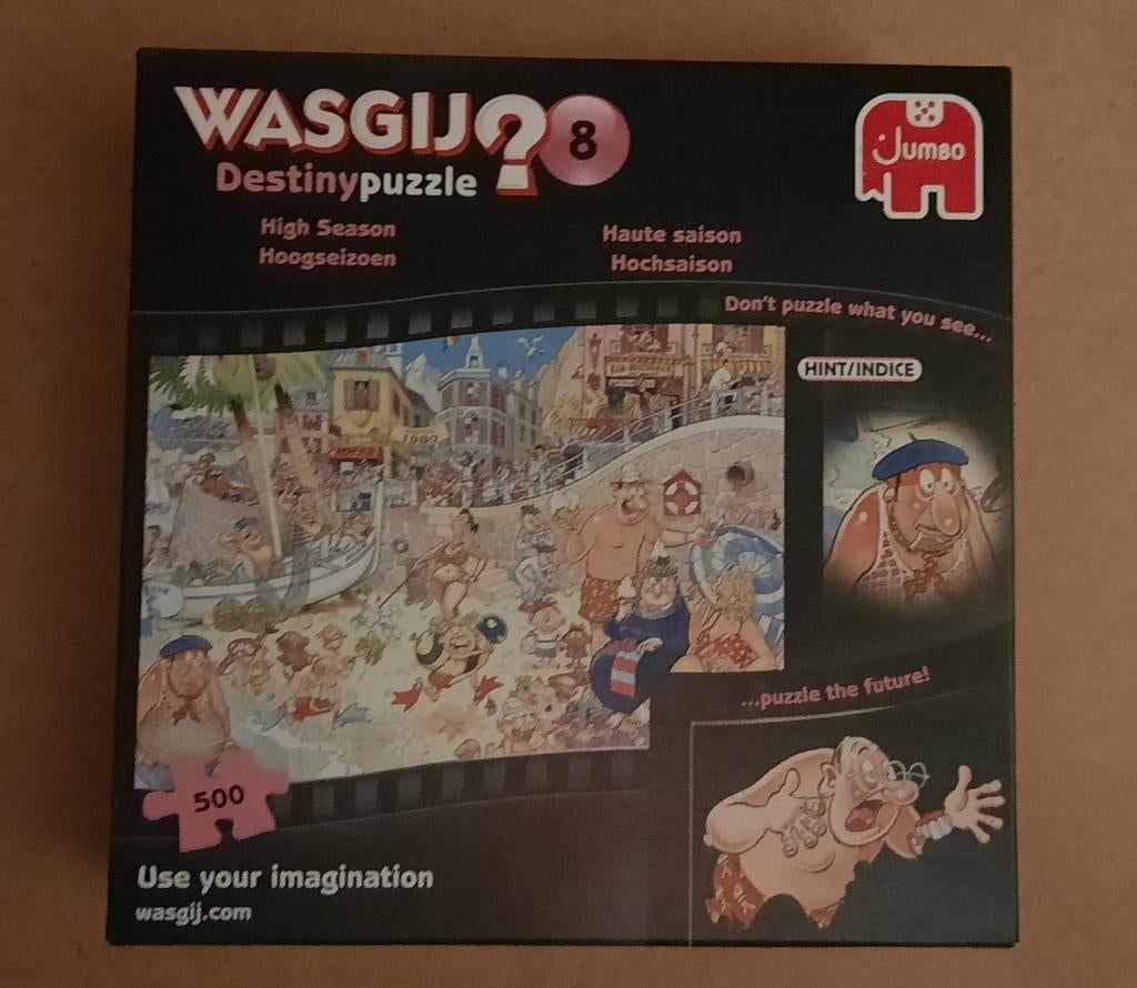 Wasgij puzzel nr.8, Ophalen of Verzenden, 500 t/m 1500 stukjes, Gebruikt, Legpuzzel