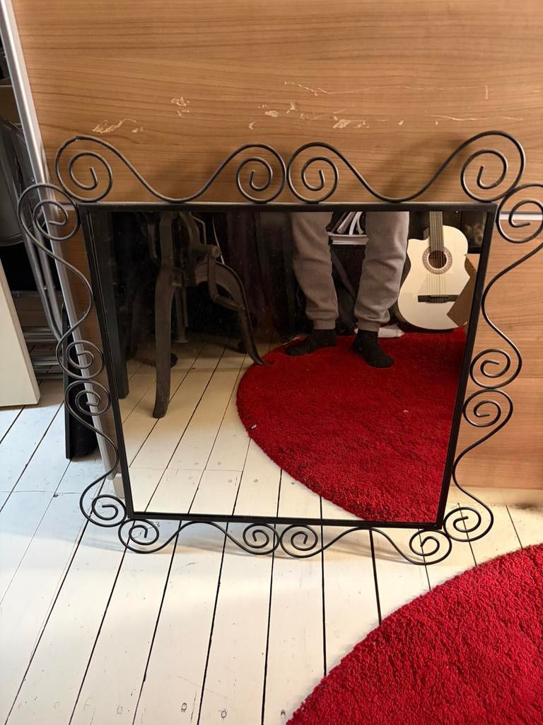 Spiegel, Huis en Inrichting, Woonaccessoires | Spiegels, Ophalen, Zo goed als nieuw, Minder dan 100 cm, Rechthoekig