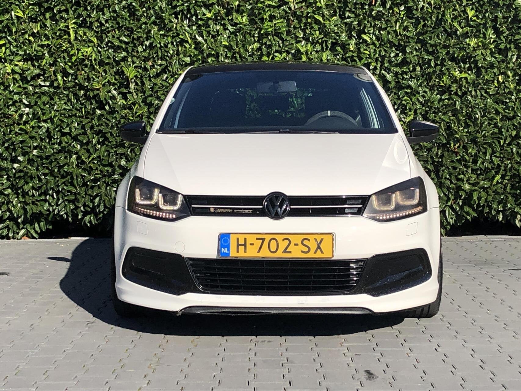 Volkswagen Polo 1.2 TSI R-Line Edition, LED, STOELVERWARMING, Auto's, Voorwielaandrijving, Euro 5, Stof, Wit