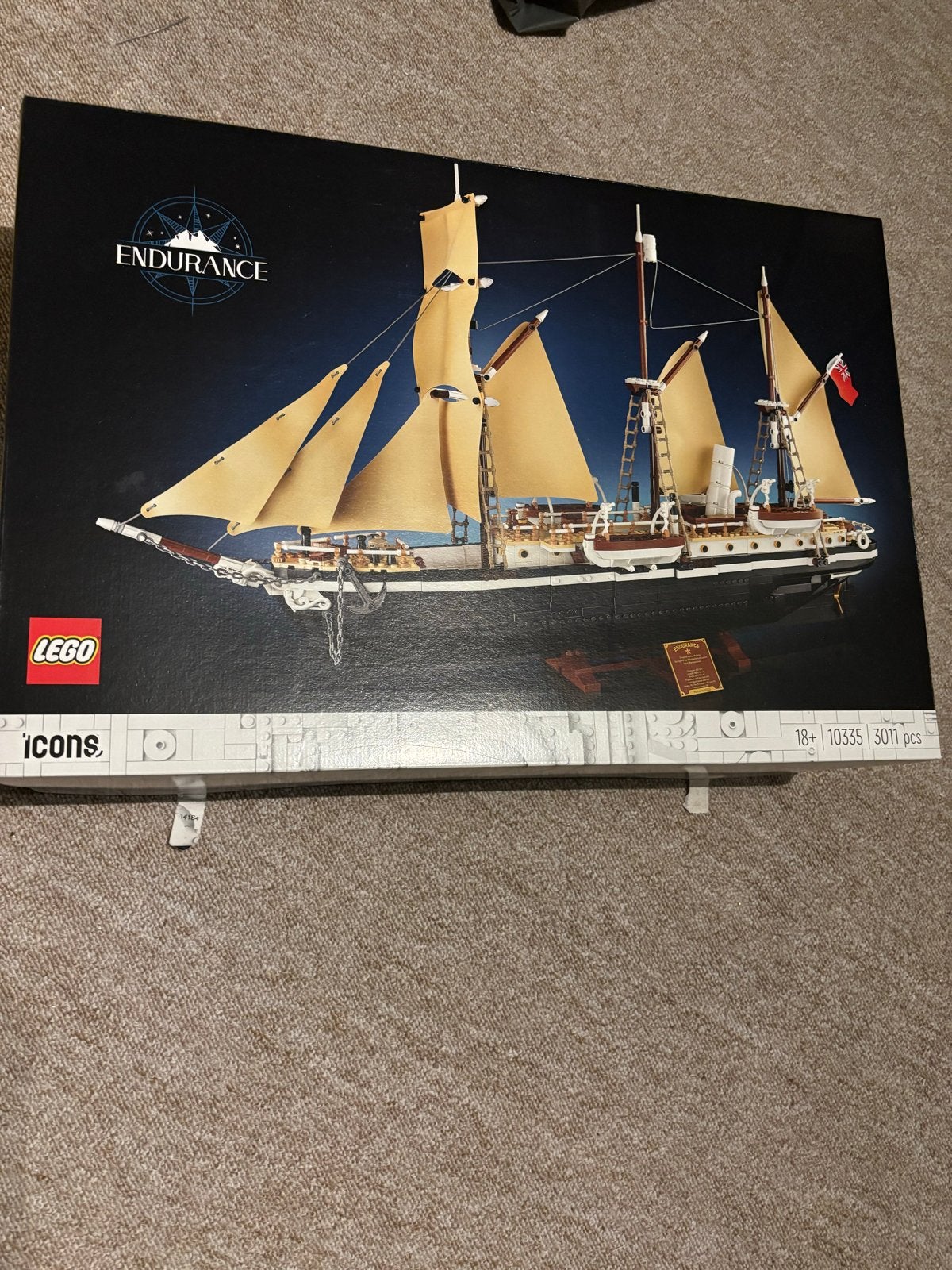 LEGO Icons 10335 H.M.S. Endurance Zeilschip, Ophalen of Verzenden, Zo goed als nieuw, Overige merken