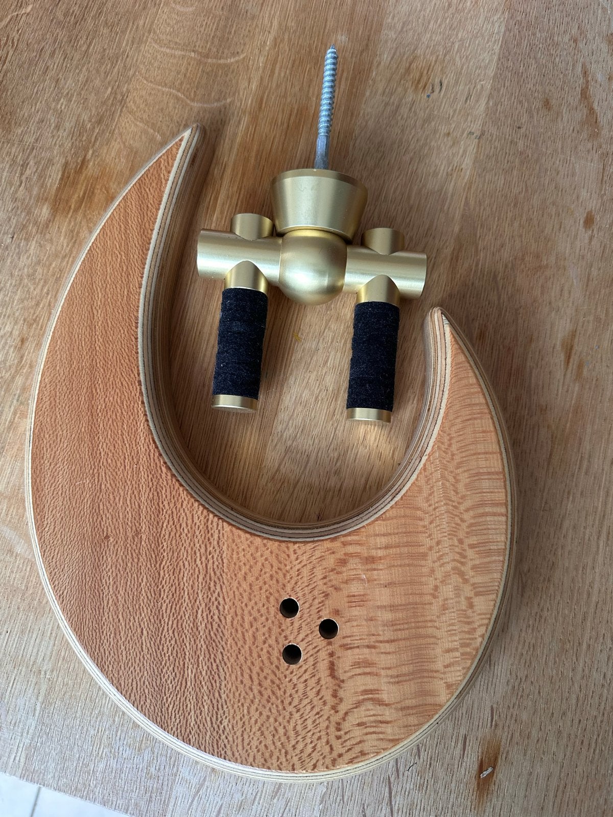 Houten gitaarhouder Bax, Ophalen, Hout, Nieuw, Modern