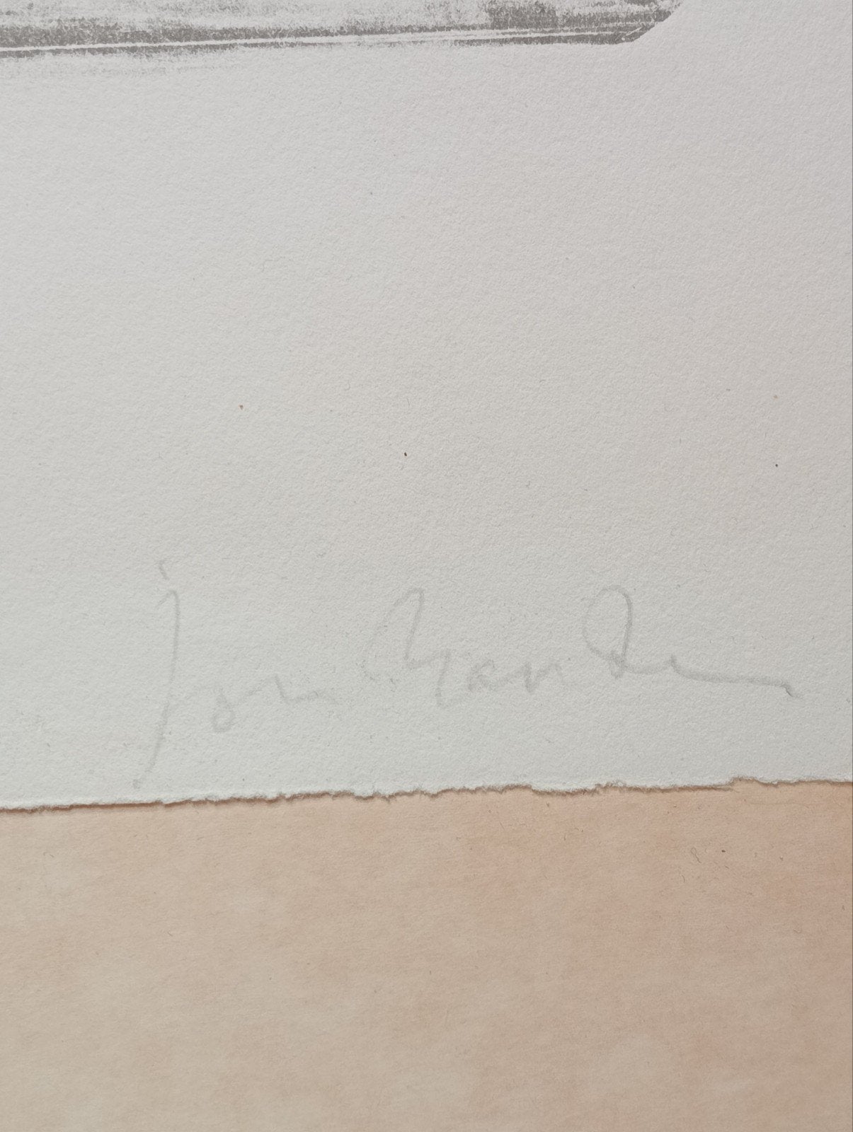 Jon Marten litho op board bevestigd., Antiek en Kunst, Ophalen of Verzenden