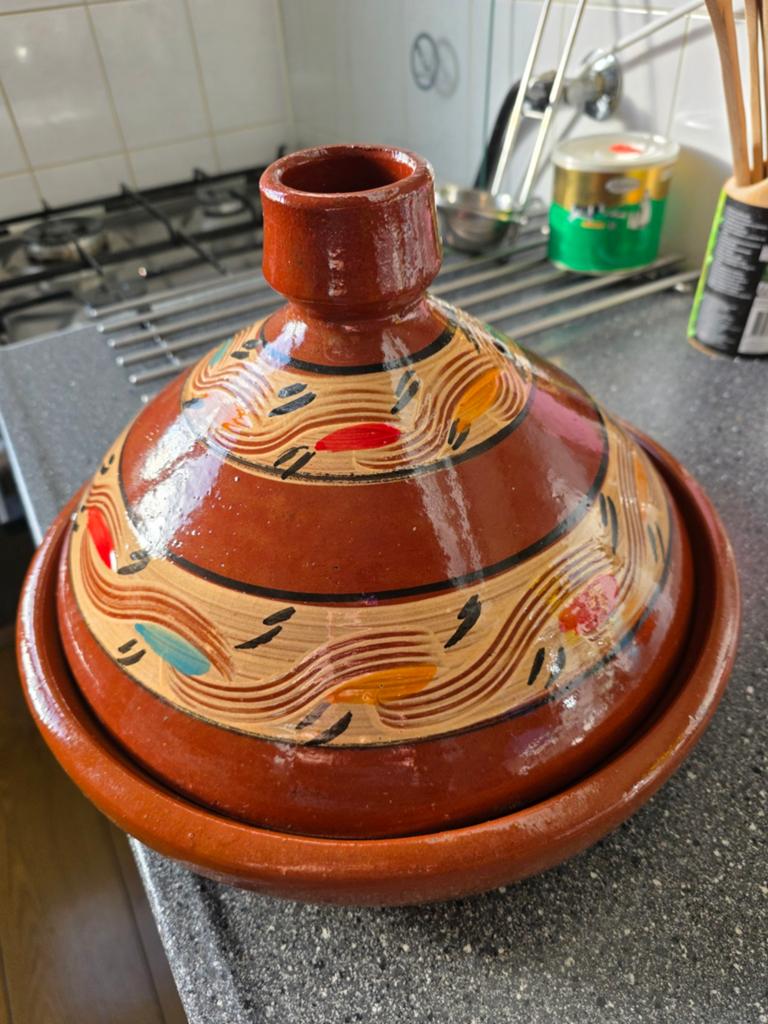 Handgemaakte Marokkaanse Tajine, Ophalen, Nieuw, Overige materialen, Pot, Bus of Blik
