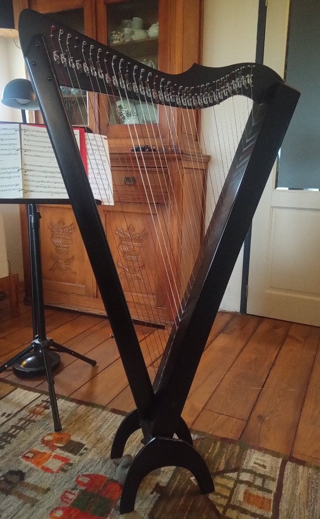 Grand Harpsicle harp (Rees harps), Ophalen, Zo goed als nieuw