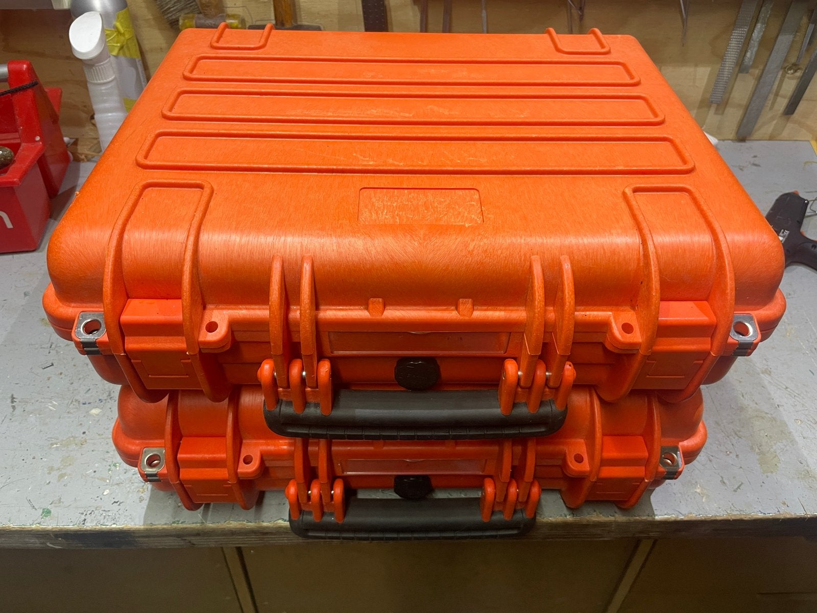 Explorercase 4412 Oranje met dekselinterieur, Ophalen of Verzenden, Zo goed als nieuw, Overige instrumenten, Flightcase