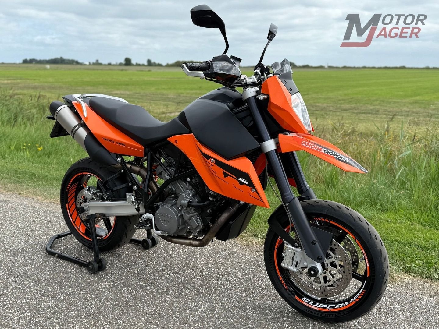 KTM 990 SUPERMOTO R + Leovince ( 950 T SM SMR ), Motoren, Motoren | KTM, Bedrijf, SuperMoto, 2 cilinders, Motorrijbewijs A