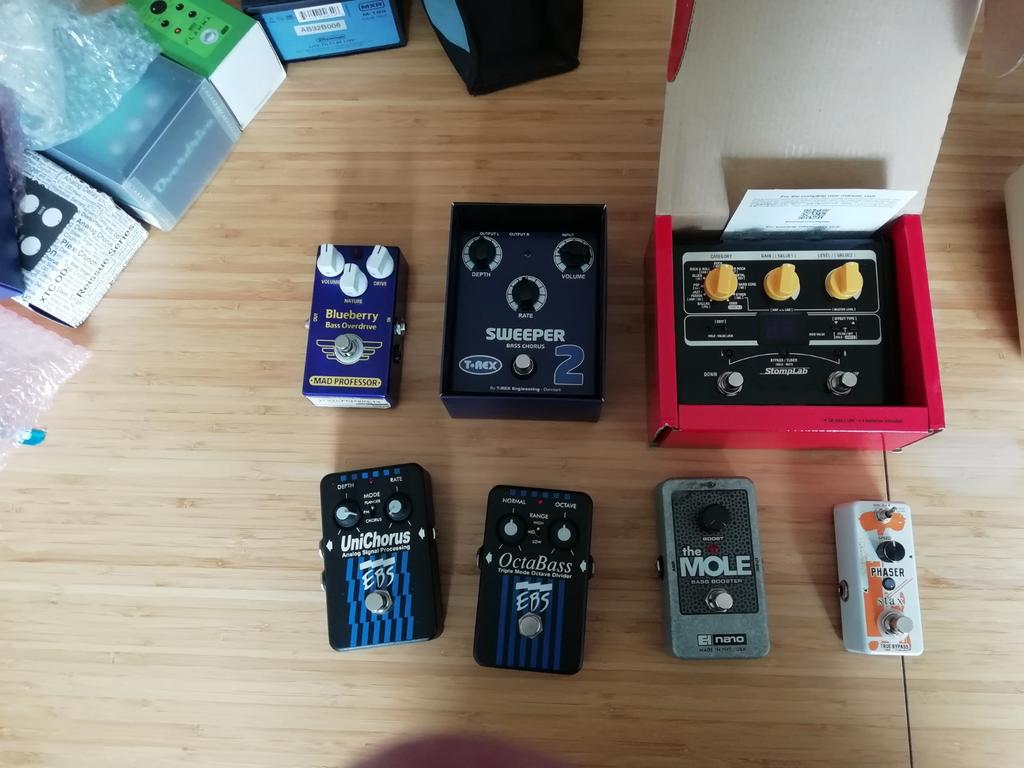 Diverse basgitaar effectpedalen (EBS, Mad Professor, T-Rex), Muziek en Instrumenten, Ophalen of Verzenden, Zo goed als nieuw, Distortion, Overdrive of Fuzz