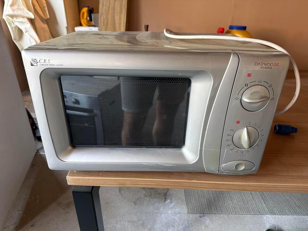 Daewoo Magnetron KOR-63A5SL - Gebruikt maar werkend, Ophalen, Gebruikt, Magnetron, Draaiplateau