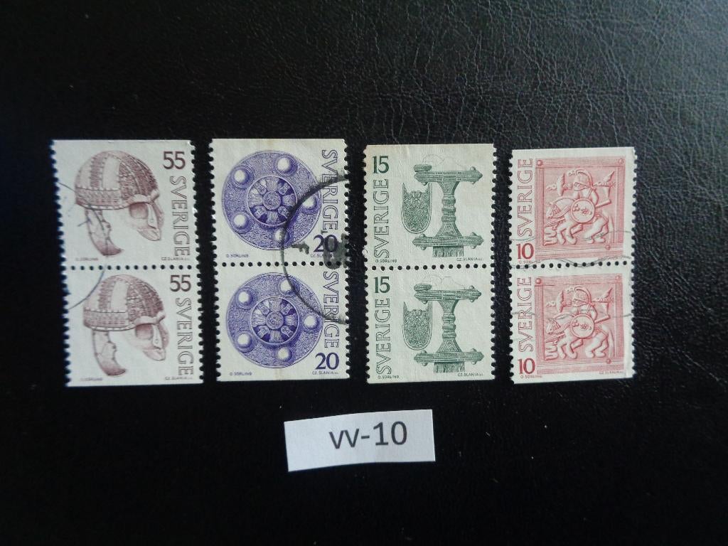 zweden - paartjes viking tijd 1975 (vv-10), Ophalen of Verzenden, Zweden, Gestempeld