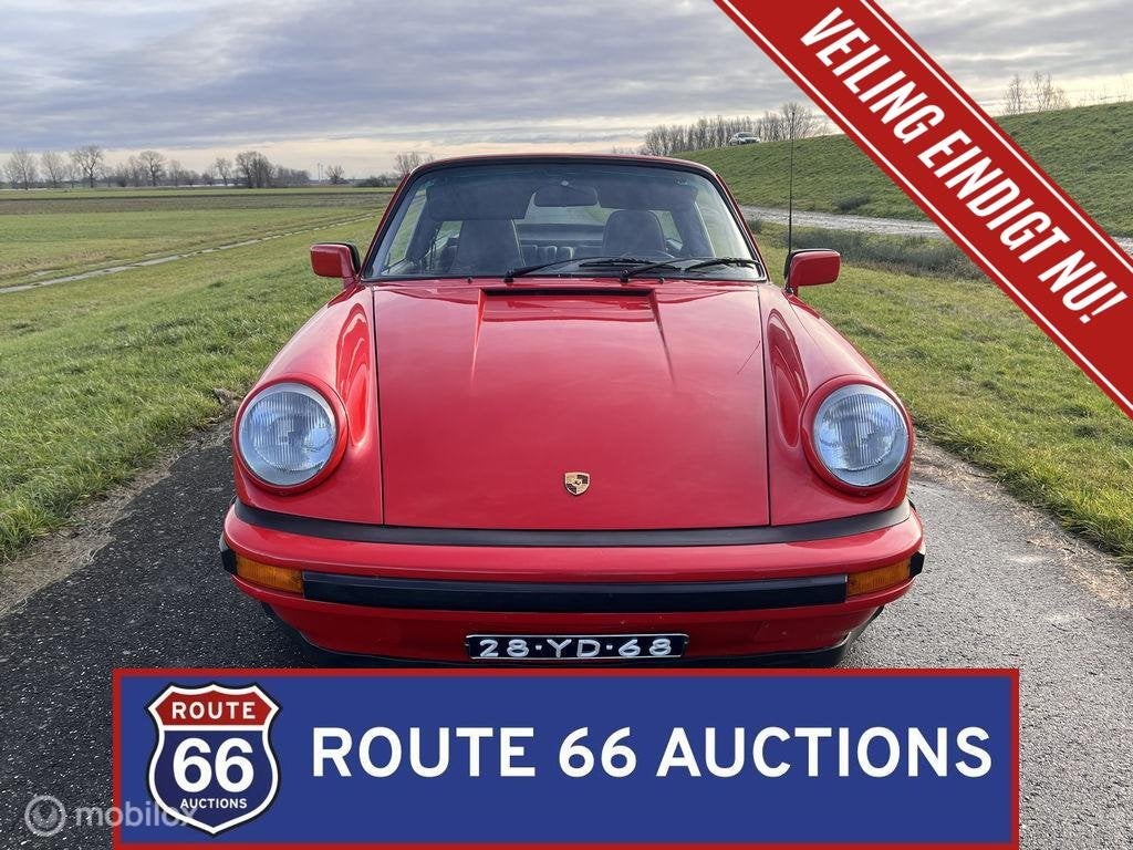 Porsche 911 Targa | 1974 | Route 66 Auctions, Auto's, Oldtimers, Overige carrosserieën, Zwart, Bedrijf, Porsche