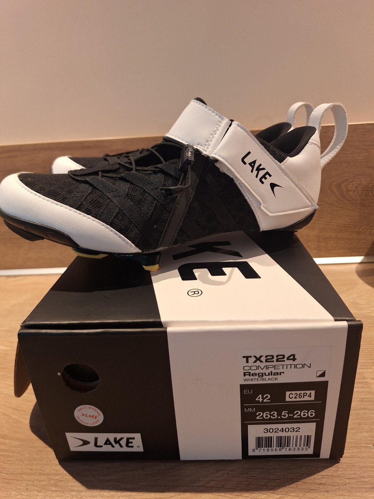 Lake TX224 Triathlon wielren schoenen - Mt 42, Ophalen of Verzenden, Zo goed als nieuw