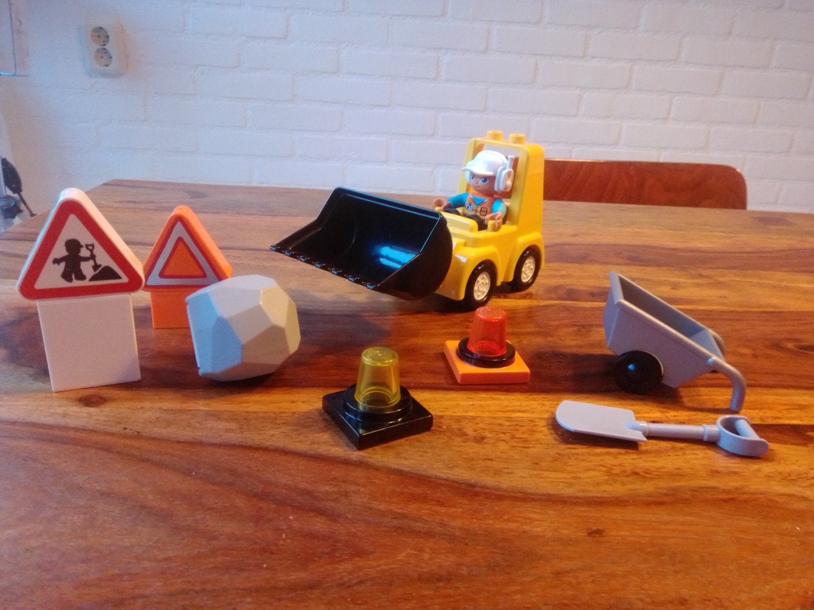 Duplo bulldozer, Ophalen of Verzenden, Zo goed als nieuw, Duplo