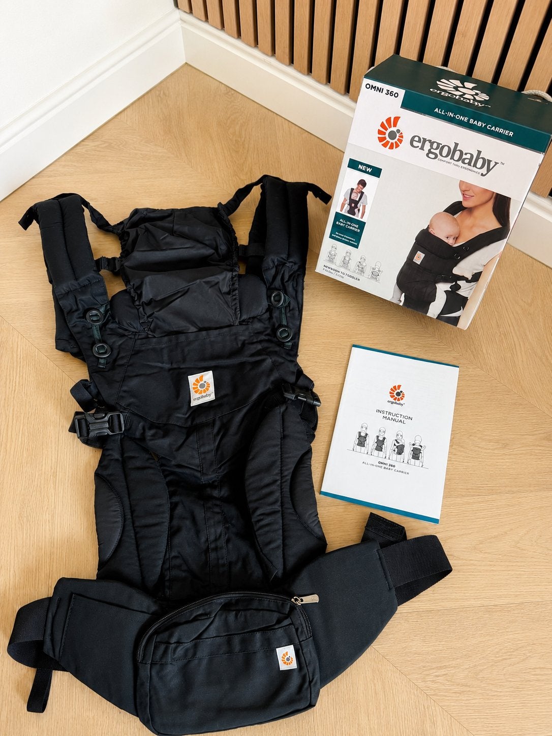 Nieuwe Ergobaby Omni 360 Draagzak Zwart - Ongebruikt, Kinderen en Baby's, Babydragers en Draagdoeken, Overige merken, Nieuw, Ophalen of Verzenden