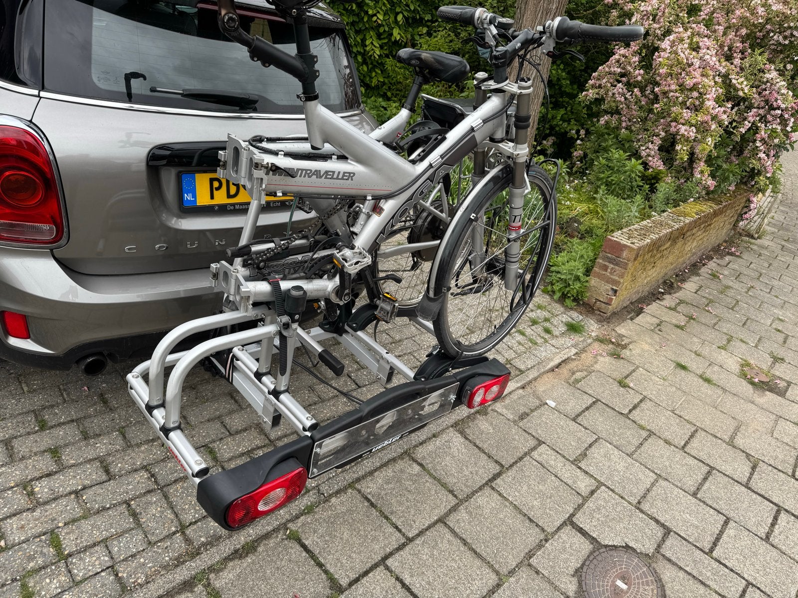 Tandem Koga-Miyata Twin-Traveller met trapondersteuning, Fietsen en Brommers, Fietsen | Bakfietsen, Gebruikt, Overige merken, Elektrisch