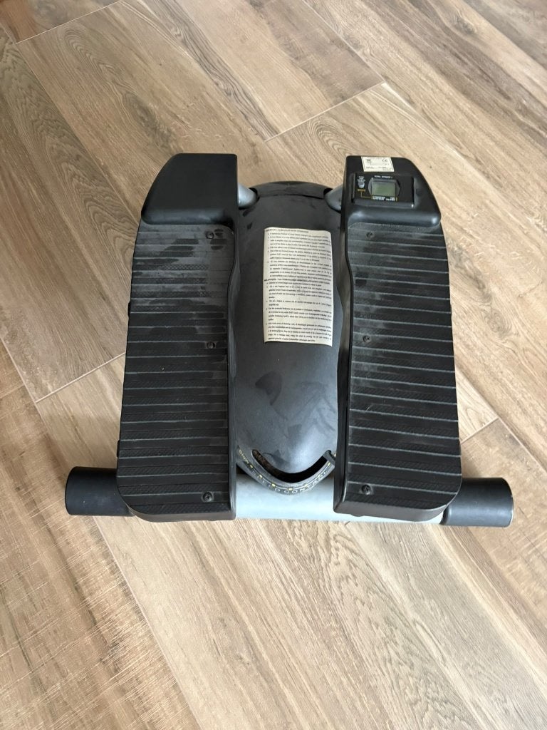 Mini Stepper fitnes 2 brede anti slip voetpedalen., Gebruikt, Stepapparaat, Ophalen of Verzenden, Metaal