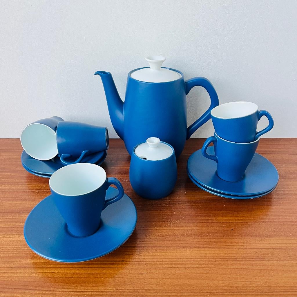 Royal Goedewaagen Gouda Holland keramiek servies blauw, Antiek en Kunst, Ophalen of Verzenden
