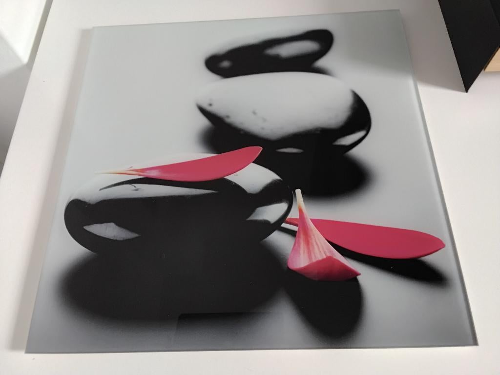 Glasschilderij 50x50 (2x), Ophalen, 50 tot 75 cm, Zo goed als nieuw, Schilderij