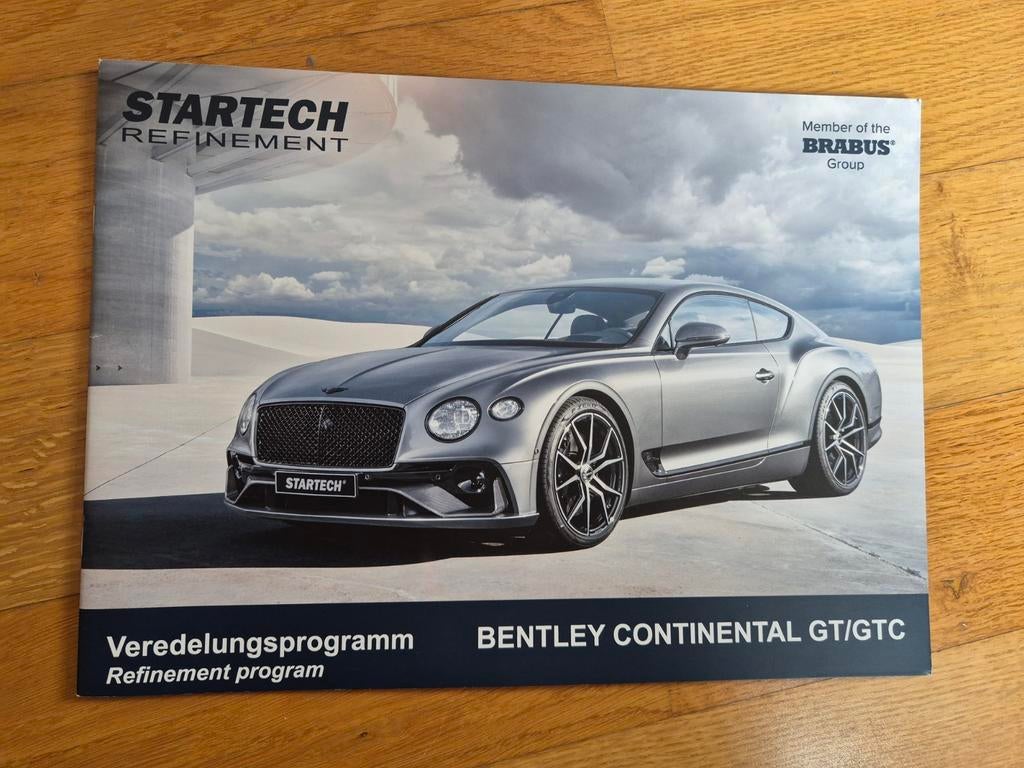 Bentley Continental GT Startech brochure, Ophalen of Verzenden, Overige merken