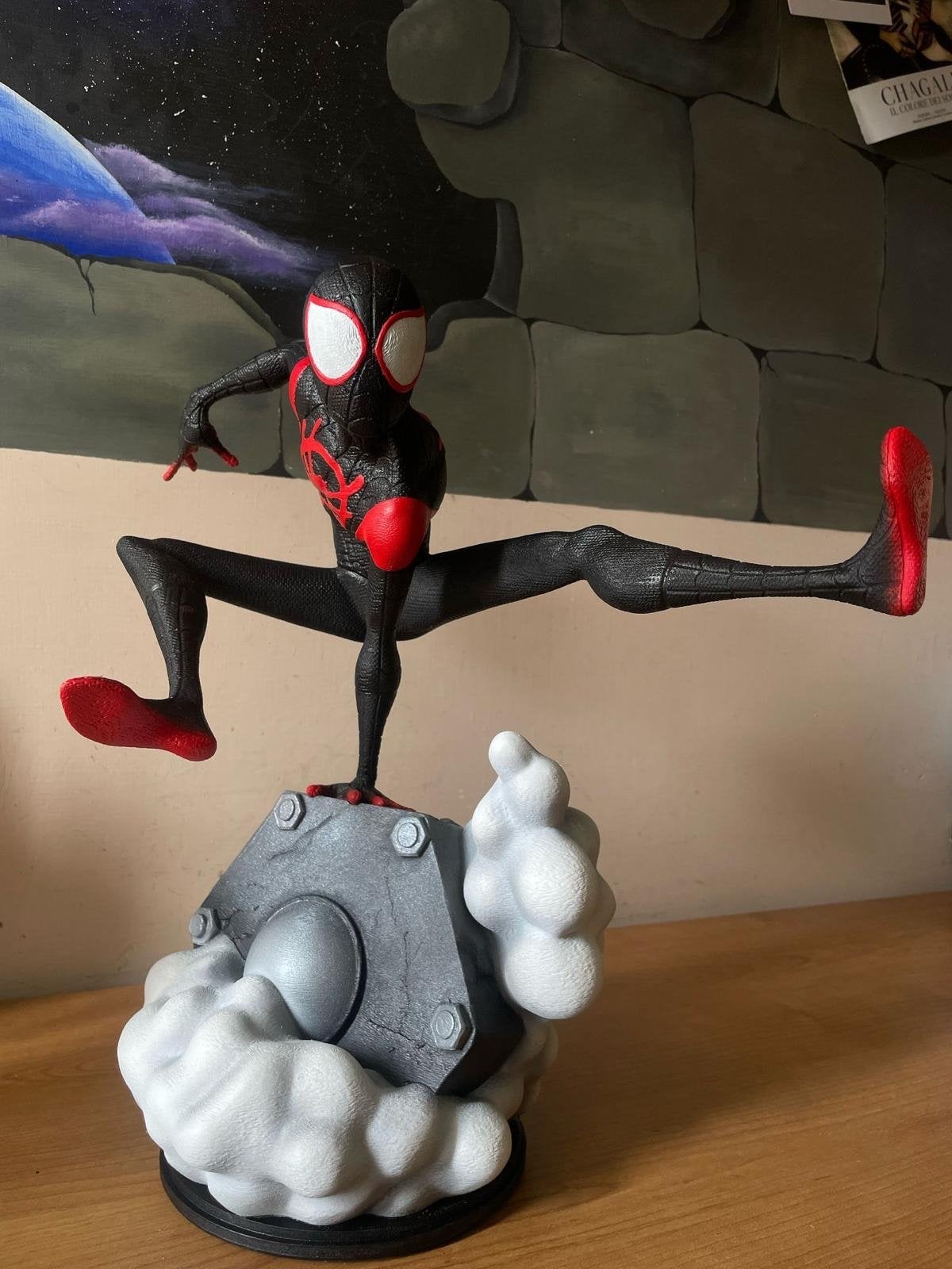 Miles Morales Spider-Man beeldje 3d, Verzenden, Nieuw