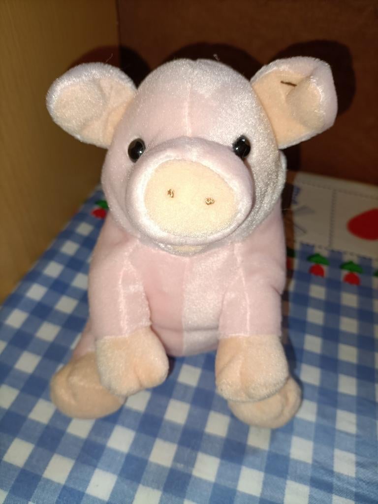 Hema roze varken knuffel 17 cm groot, Kinderen en Baby's, Speelgoed | Knuffels en Pluche, Ophalen of Verzenden, Zo goed als nieuw