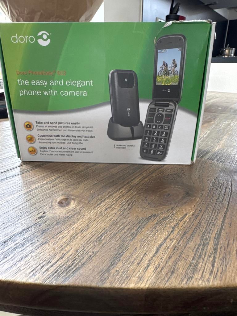 Doro PhoneEasy 613 met camera, Gebruikt, Inklapmodel, Ophalen of Verzenden, Minder dan 3 megapixel