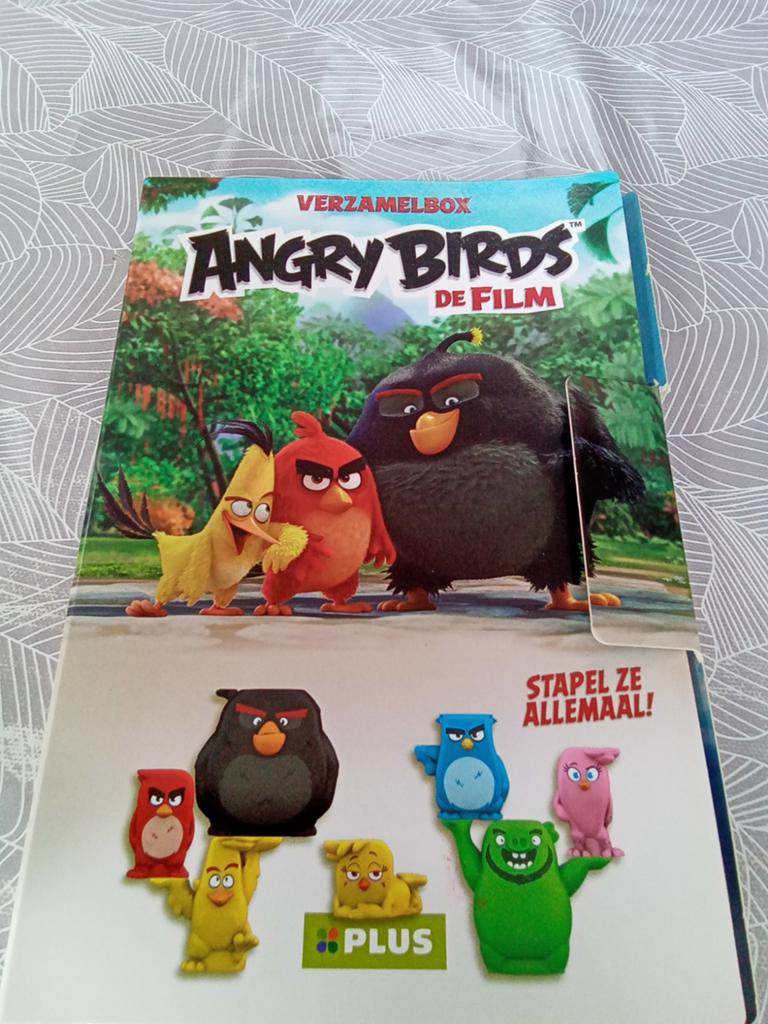 Plus angry birds verzamelbox met 17 figuren erin, Verzamelen, Supermarktacties, Plus, Ophalen
