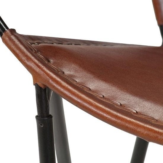 Fauteuil Bruin Echt Leer – Loungestoel – Televisiestoel, Corvance B.V., Verzenden, Nieuw, Corvancebol@gmail.com