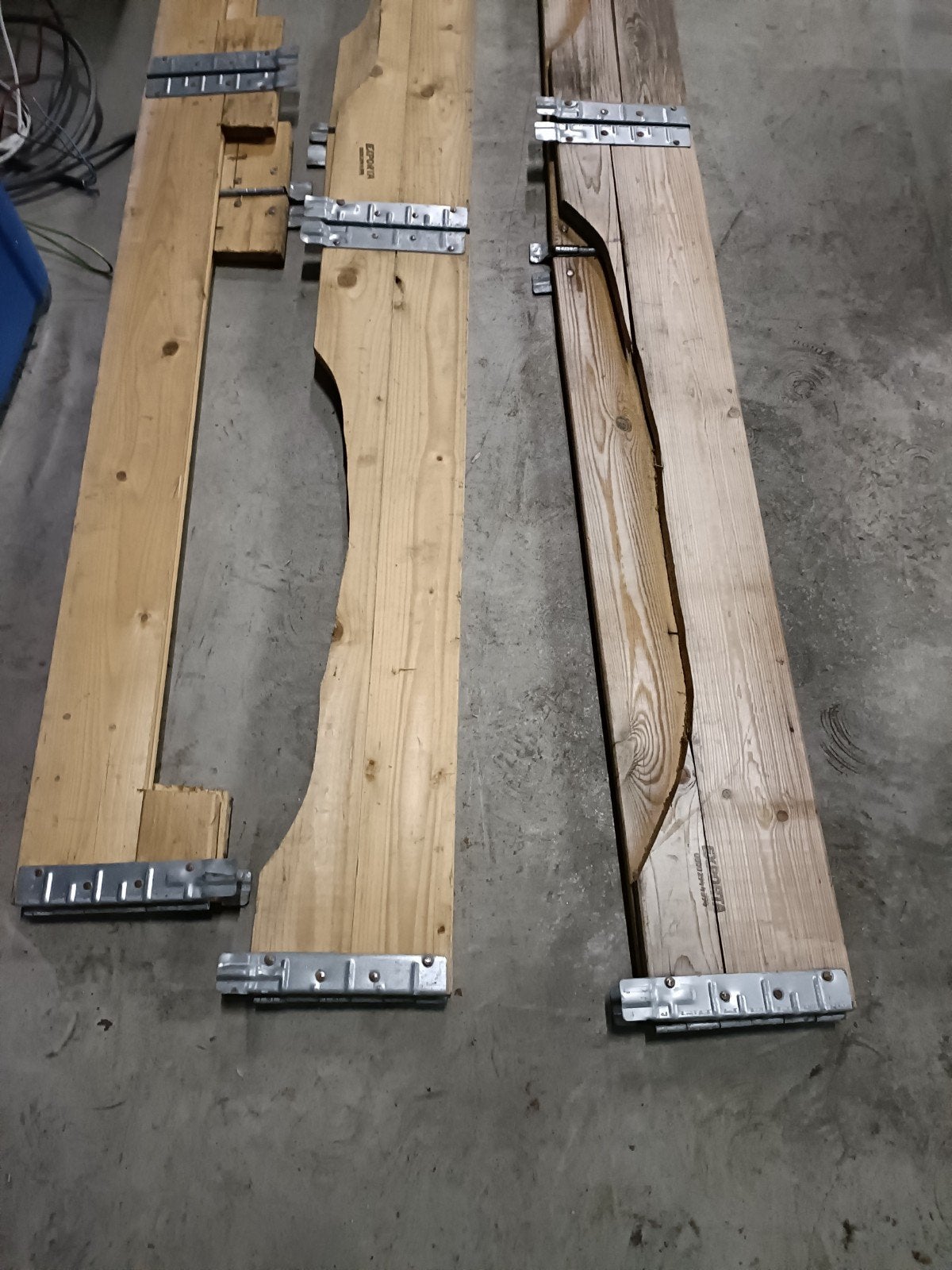 palletrand 120x100cm (4 stuks), Tuin en Terras, Ophalen, Gebruikt, Minder dan 180 cm, Overige typen