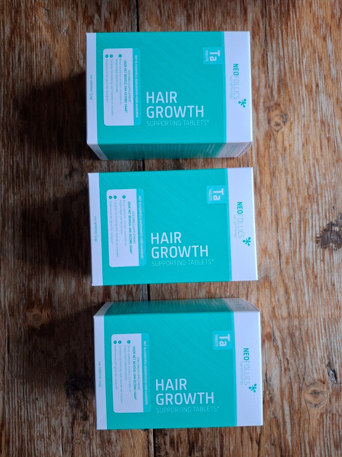 Neofollics Hair Growth Shampoo & Tabletten (3x), Ophalen of Verzenden, Nieuw, Shampoo of Conditioner