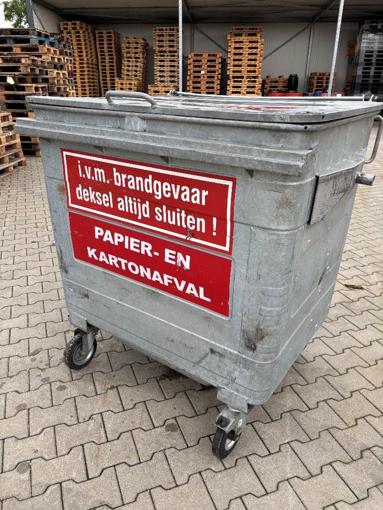 Afvalcontainer, Ophalen, Gebruikt