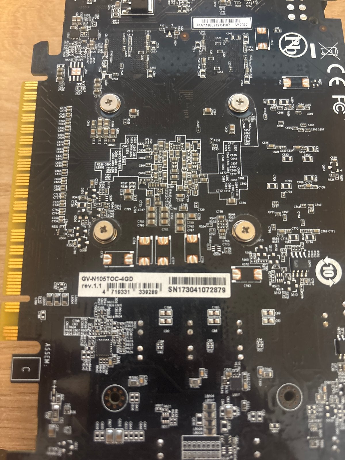Gigabyte GV-N105TOC-4GD NVIDIA GeForce GTX 1050 Ti, Computers en Software, PCI-Express 3, Ophalen of Verzenden, Nvidia, GDDR5